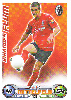 Johannes Flum SC Freiburg 2009/10 Topps MA Bundesliga #101